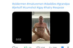 Masturbating