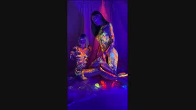 2 female smiles . 4 neon tits ;3