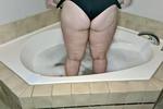 Bikini stripping to show my pussy
