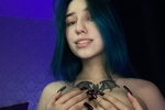 blue hair