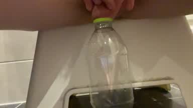 Pee in a bottle