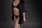 Sexy black lingerie