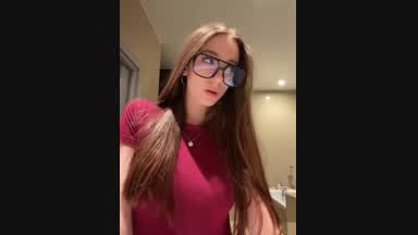And I go glasses?