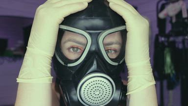 Try on my 6 gasmasks