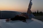 Can I lie down here?♥