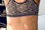 Borrowed bra and panties