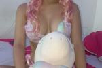 Beautiful pink girl