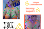 PARTY NEON 9 August