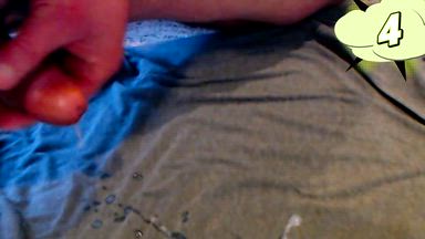 Massive 8 spurt shot w/moaning