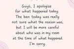 miss nicole — (*ᴗ͈ˬᴗ͈)ꕤ*.ﾟ apologies for what happened today