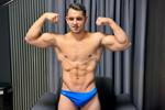 Blue speedo