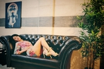 Leather couch
