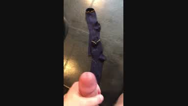 BIG Cum Shot on Dress Socks