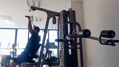 Hot session in gym