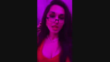 Under the pink light