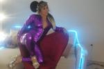My beautiful violet cat suit 😼