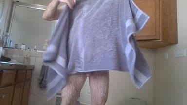 getting out of the shower