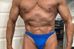 Navy Blue Thong!