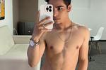 Boy wearing thong