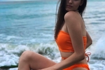 with some pink