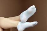 photo of my feet in socks
