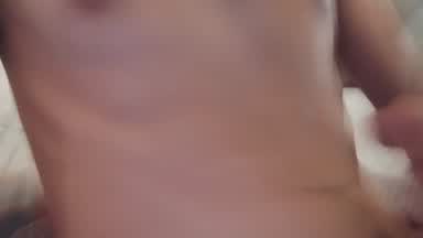 chest cum with anal plug, cock and balls ring