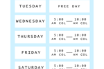 Mi horario