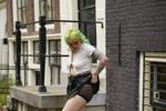 Nudism in the streets of Amsterdam