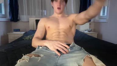 Cumming in My Ripped Jeans 😈💦
