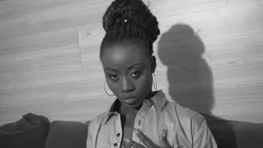 in black and white