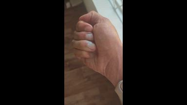 PLAYING WITH MY CUM