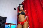 red and black