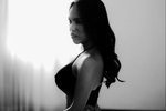 Black and white