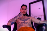 slim, tattooed man, 20cm