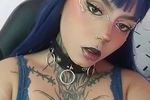 blue hair