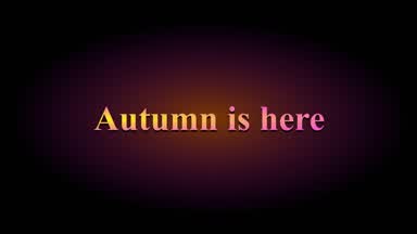 Autumn Wetness