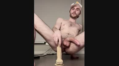 Riding Male Sex Doll Then Cumming