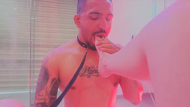 lion and aria โ SUBMISSIVE BOY DOES A GOOD JOB LICKING PUSSY