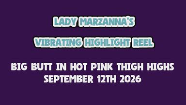 lady marzanna — Hot pink thigh Shaking
