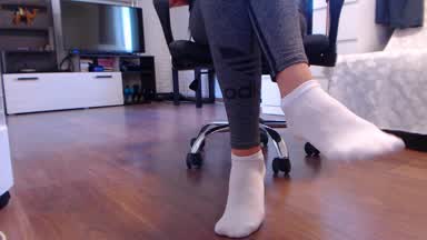 Sneakers ,socks and feet teasing