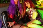 Startfire y Ravern (TeenTitans) with Sera
