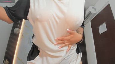 WET WHITE SHIRT