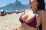 burning beach