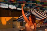 chloericci — Gorgeous sunset by the pool