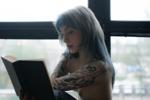 Sensual naked body and gentle topless