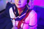 School uniform erotic photoshoot