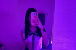 photoset in a sexy schoolgirl costume
