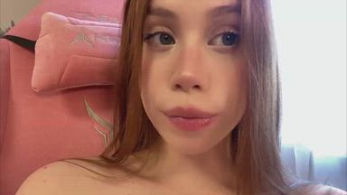Messy mouth Ahegao