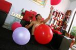 HAPPY WITH MY BALLOONS