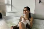 a bubble bath